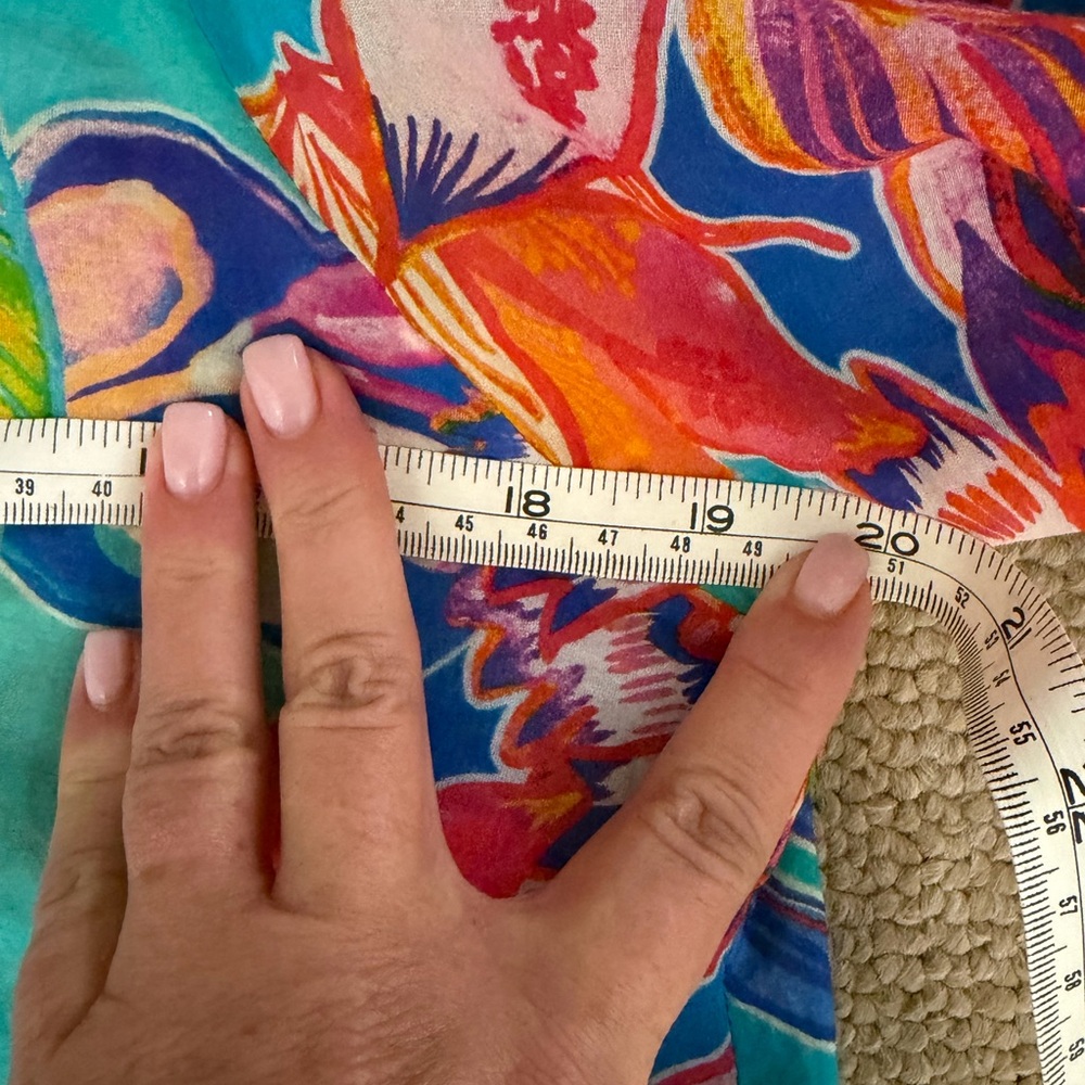 Johnny Was Multicolor Floral Swim Coverup - Picture 12 of 12